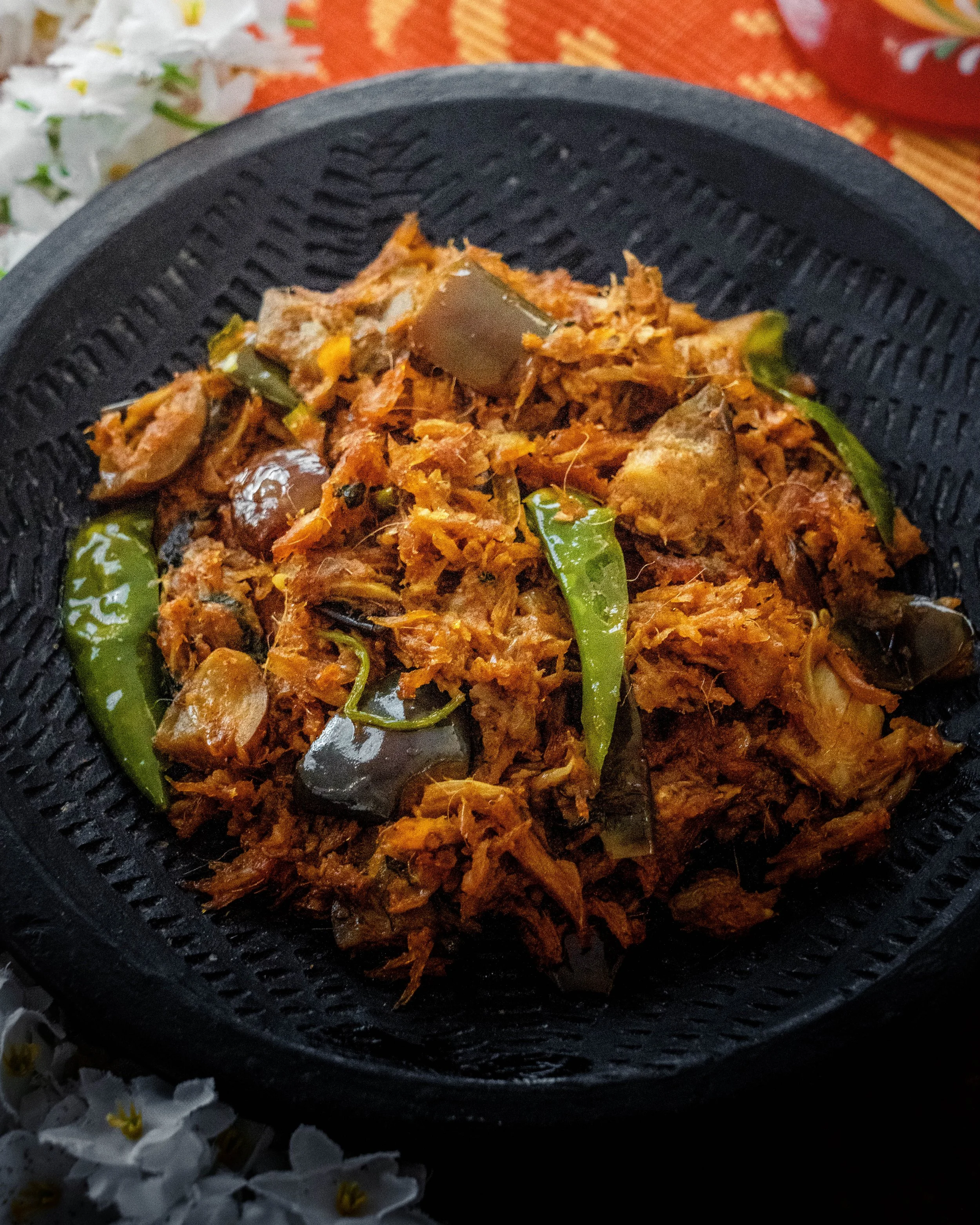 Loitta Shutki Bhuna Dry Bombay Duck Curry Spicy Crispy Fish